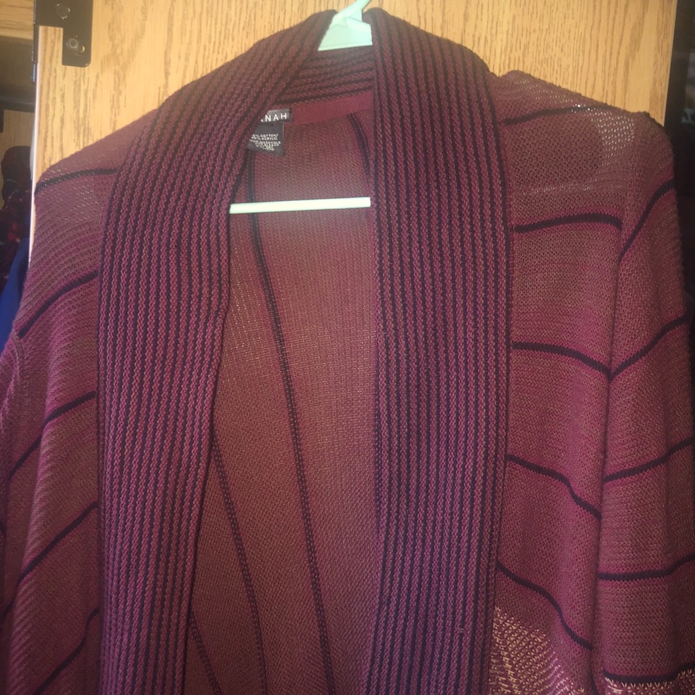 big comfy cardigan with fringe on the bottom